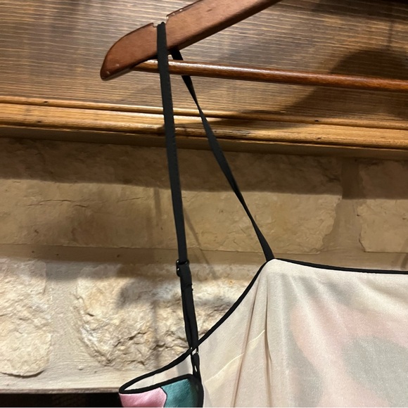 Anthropologie Oopscool Maxi Dress Graphic Print Dress  Floral Eclectic Medium - Picture 12 of 14